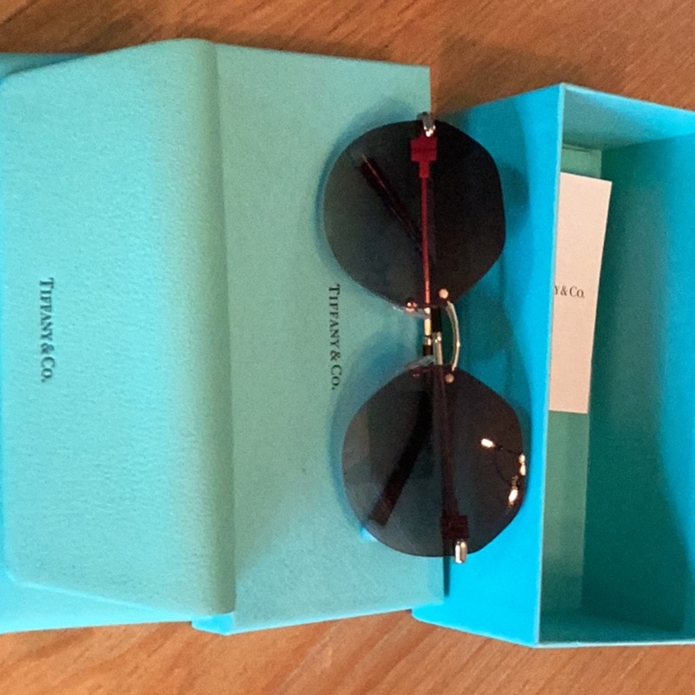 *New* Tiffany & Co. Women's Sunglasses - Black and Silver
